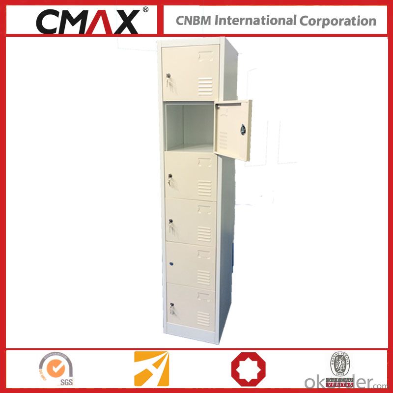 Steel Locker 6 Compartments Cmax-SL06-01