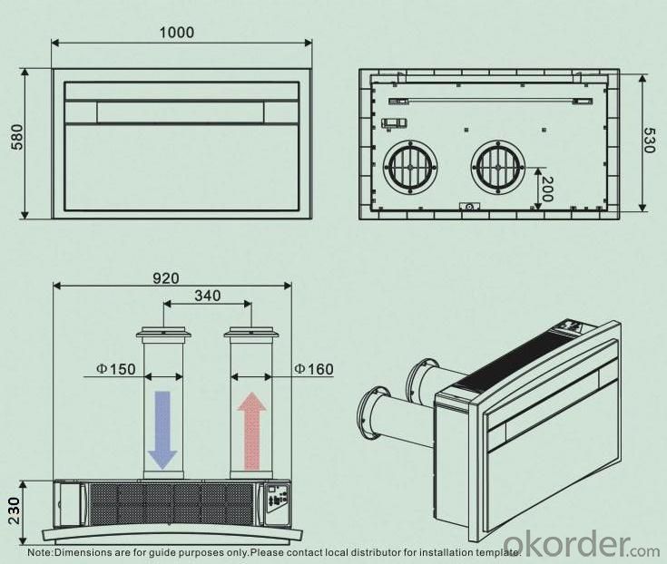 Air Conditioner Monobloc without An Outdoor Unit