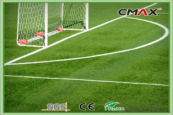 Bi-color Soccer Field Grass with 55mm Height 10500 Density