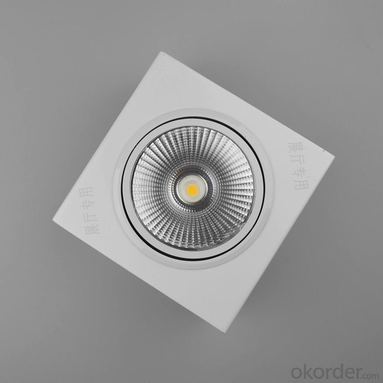 10W Square CREE cob led ceiling light with surface mounted