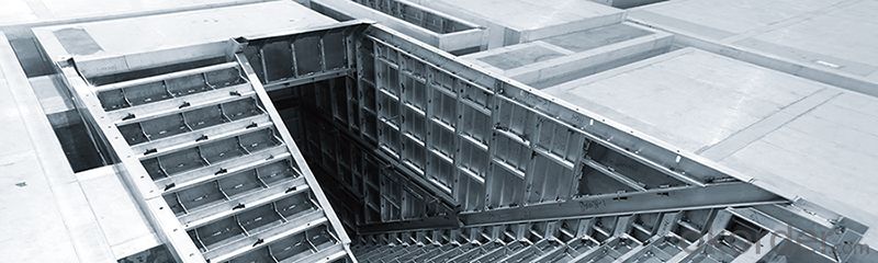 Whole Aluminum Stair Formwork for Core Wall