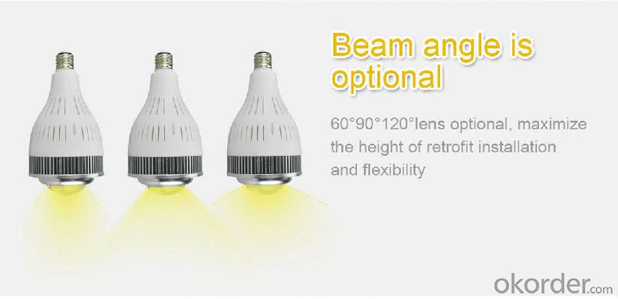 High power LED high bay: >110lm/W, CRI>70, Samsung or Bridgelux Chip available, for ndoor lighting