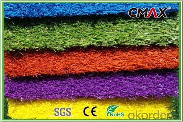 Artificial grass for Playground 25mm Height,Colorful