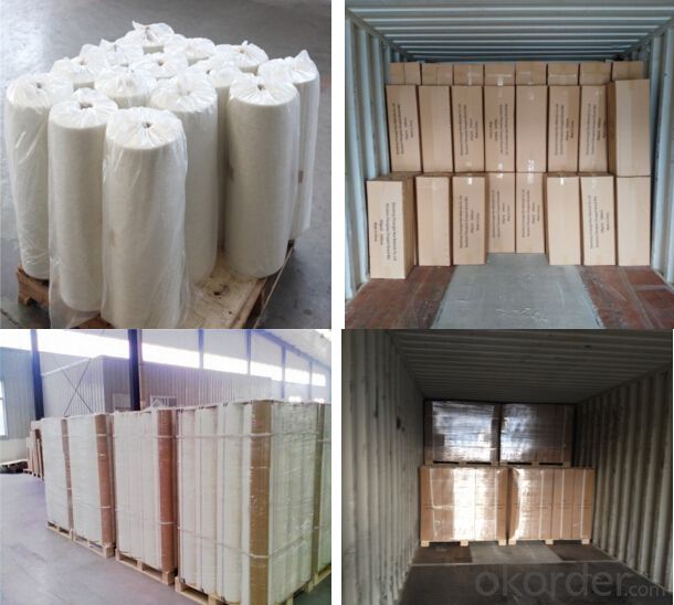 Silicone Coated Raw Material Glass fiber Chopped Strands matting