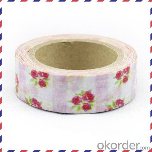 Decoration Rice Paper Tape with Srong Adhesion