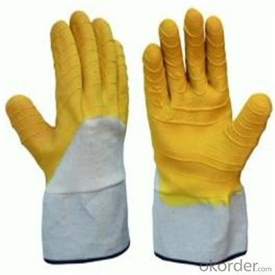 Seamless Knitted Nitrile Working Glove  Waterproof Long Gloves