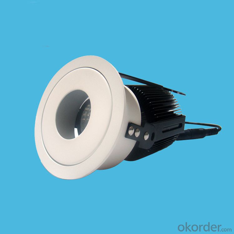 Adjustable angle Led COB Downlight 15W cut-out 78mm