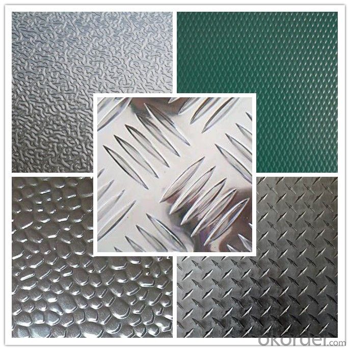 Embossed Aluminum Sheet Plate With Low Noise - 5 Bar