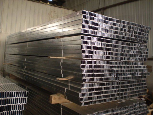 galvanized studs and tracks used for drywall partition