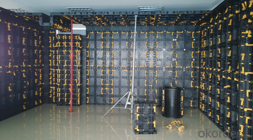Plastic Modular Formwork System with High Loading Capacity