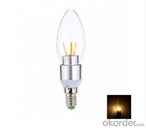 LED FILAMENT CANDLE LAMP BULB DIMMABLE 4W NEW DEVELOPMENT