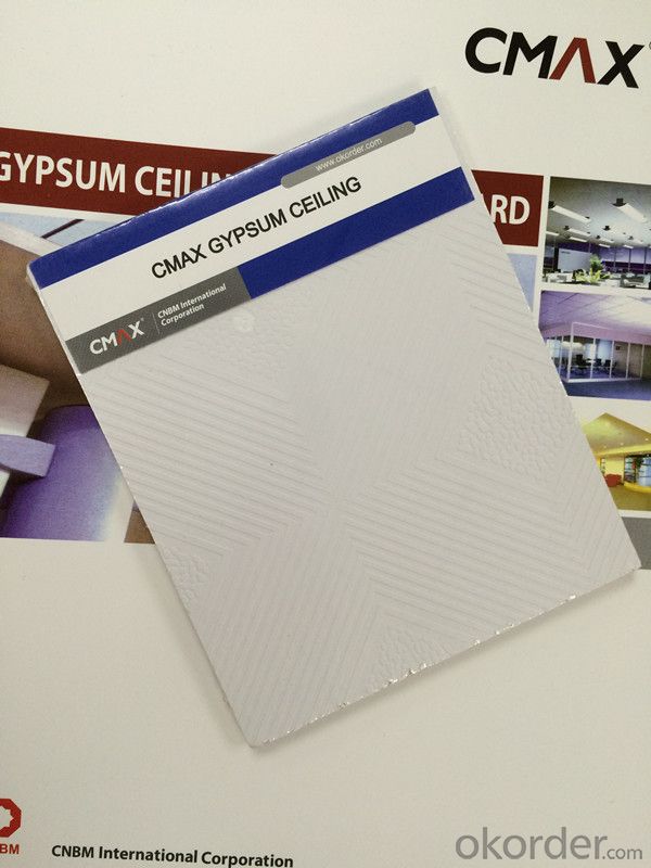 High-quality, PVC faced Gypsum Ceiling Tiles