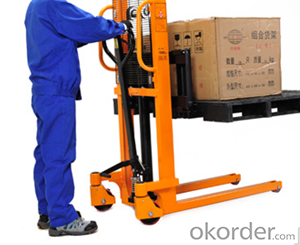 Hand Stacker SFH10-W 1.x M with forklift