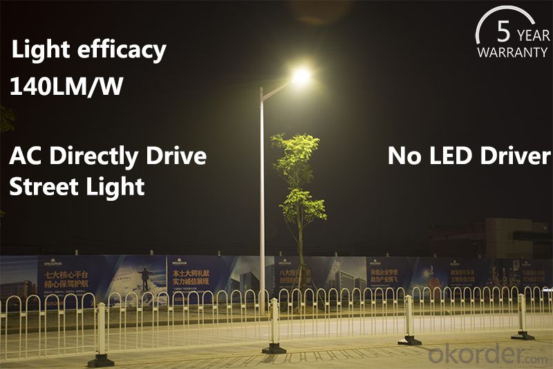 LED Street light  high Luminous Efficiency no driver AC Directly drive