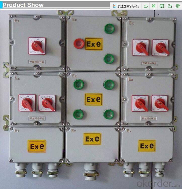 Explosion proof electric power distribution box