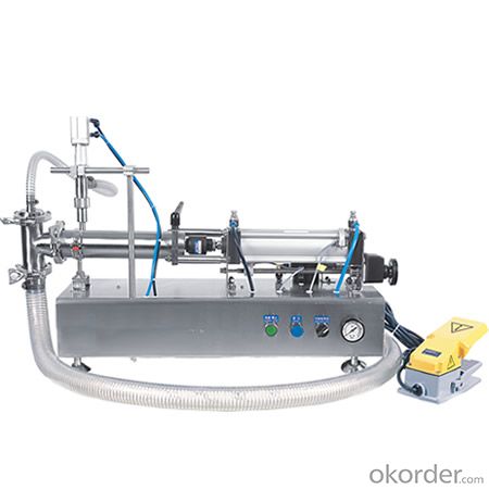 One Nozzle Semi Auto Filling Machine For Liquid