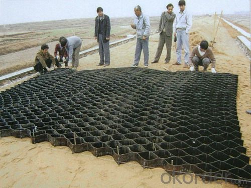 Smooth Textured Perforated Plastic HDPE Geocell