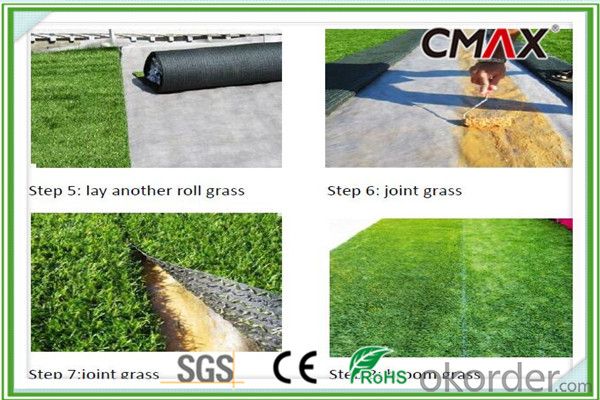 Landscape Artificial Turf with PU Coating Flooring Carpet
