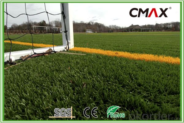 Diamond Shape with 50mm Height Bi-color Football Grass-CGS043SY