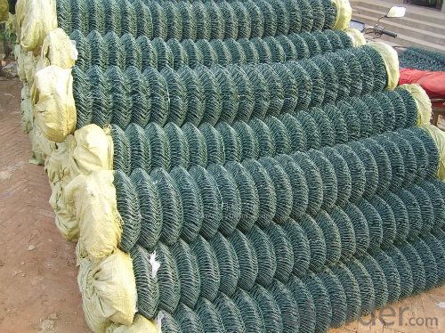 Anping High Quality Galvanized or PVC Coated Chain Link Fence