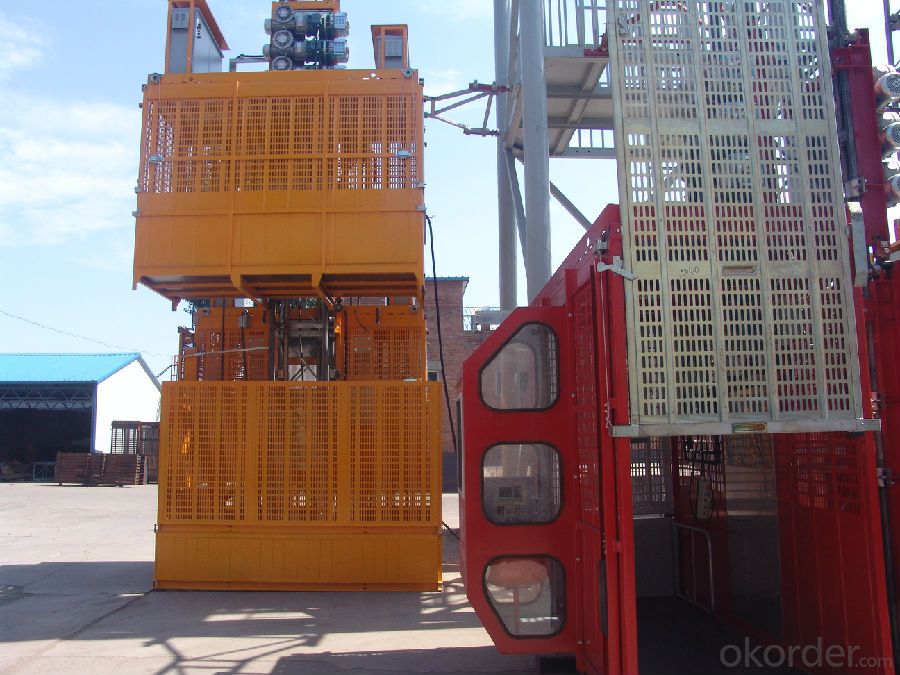 Building Hoist with CE Certificated  Passenger and Material Elevator