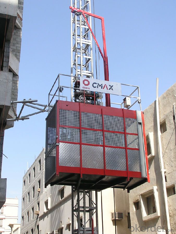 Building Hoist Construction Machinery Material  with Load 1t and 2t