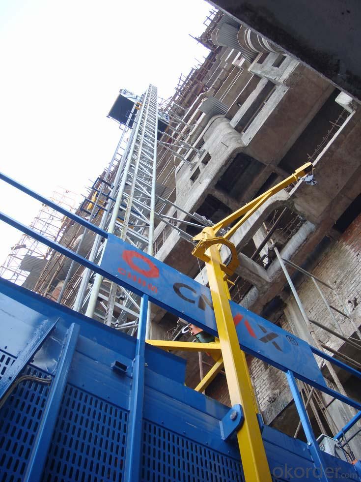Building Lifting Hoist with Double CageCE Hot Sale