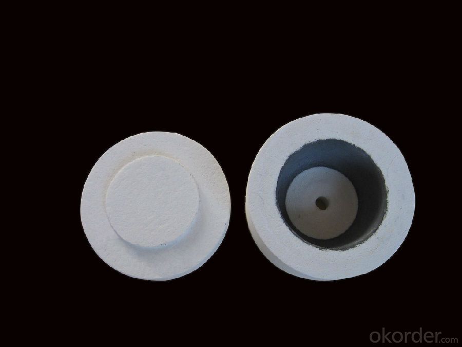Heat Insulation Vacuum Forming Ceramic Fiber Tap Hole Cone for Melting Furnace