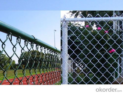 Anping High Quality Galvanized or PVC Coated Chain Link Fence