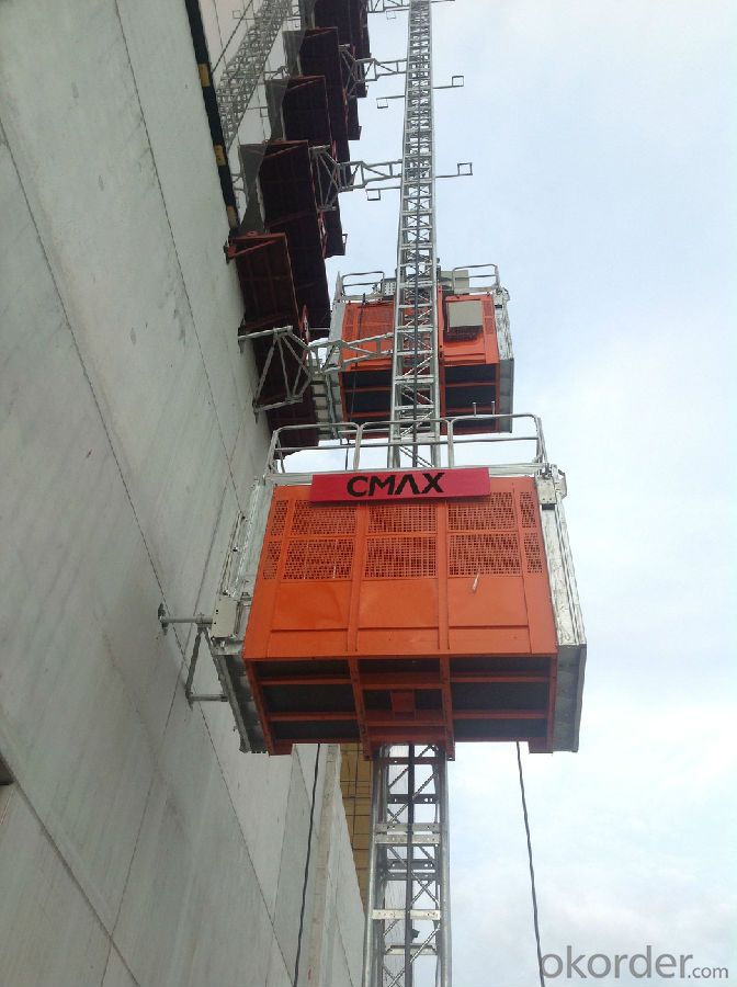 Building Lifting Hoist with Double Cage SC200/200China Cheap Price Site