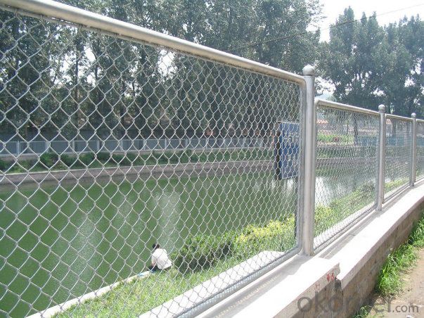 Galvanized Chain Link Fence From Factory