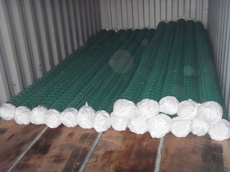 Wholesale Pvc / Galvanized Chain Link Fence in Black Clore/ Diamond Mesh Fence (XB-FENCE-008)