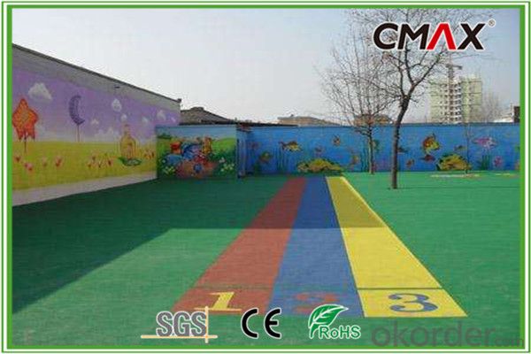 Sport Artificial Grass for Rainbow Kindergarten Turf of High Quality