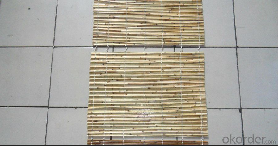 Natural Light Reed Cane Fence Panel Screen