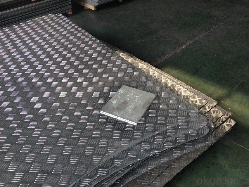 Aluminium Tread / Chequer Plate 5 Bar 1.5mm, 2mm, 3mm, 4.5mm, 6mm Various Sizes