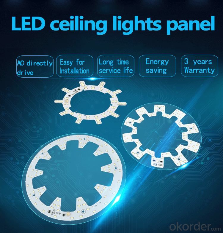 LED panel ceiling light source high brightness driverless AC directly drive