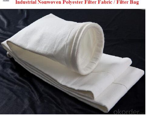 Industrial Nonwoven water proof Polyester Filter Fabric Filter Bag