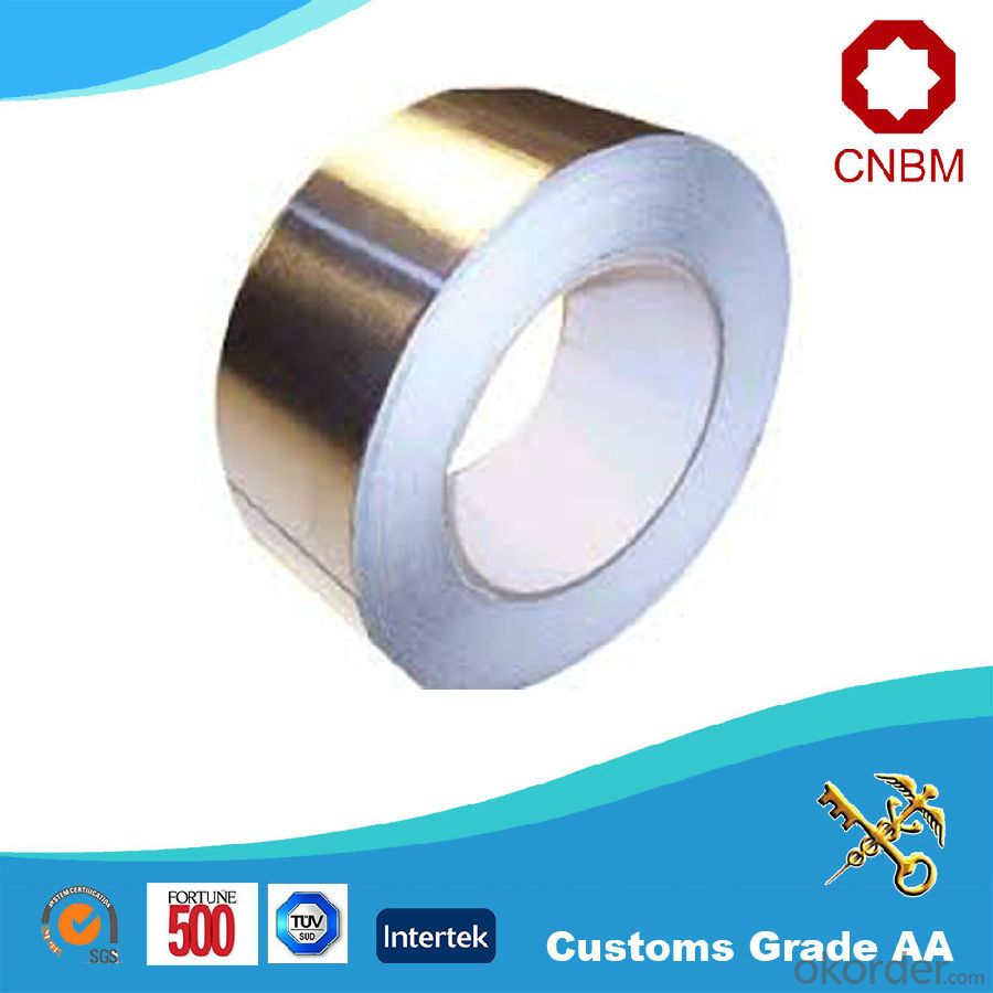 Aluminum Foil Tape Synthetic Rubber Based Silver Color