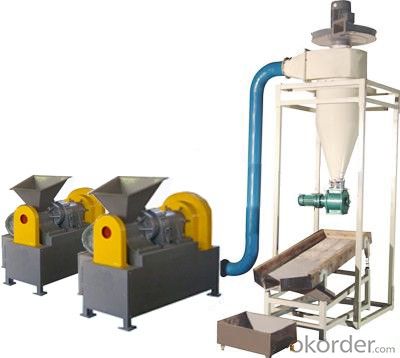 plastic grinding granulator machine for recycling plastic material
