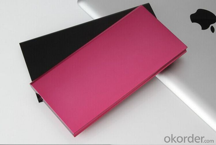 Ultra-thin 8000mAh Portable External Battery Charger Power Bank for Cell Phone Aluminum Alloy