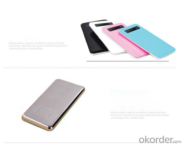 Power Bank Ultra-thin mobile for smart phone or tablet 5000mAh Lithium polymer