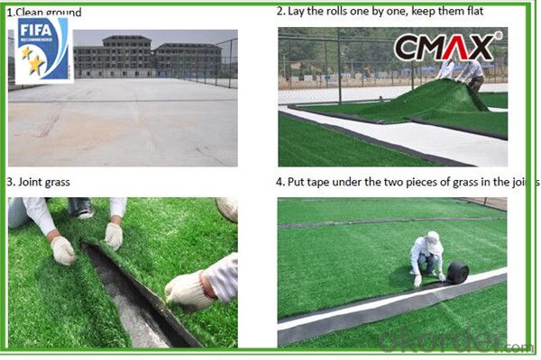 Rubber Infilling Artificial Grass for Hocky Playground All-weather