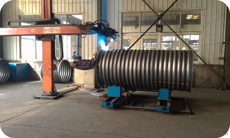 CE Certificated Large Corrugated Galvanized Steel Pipe Culvert used in Road Culvert