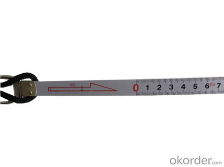 Heavy duty steel long tape measure with open reel