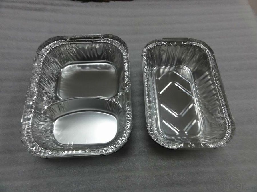 Environmentally Friendly Aluminium Foil Container For Food And Fruit Packaing