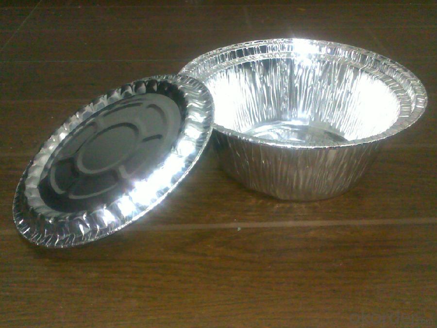 3003 Round Aluminium Foil Container For Food And Fruit Packaing