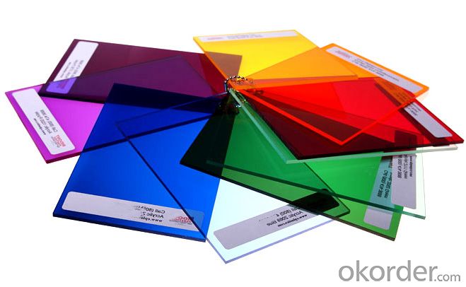 High quality100% Virgin material multicolor acrylic sheet