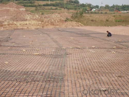 PP Biaxial Geogrid for Road Construction 15KN-50KN