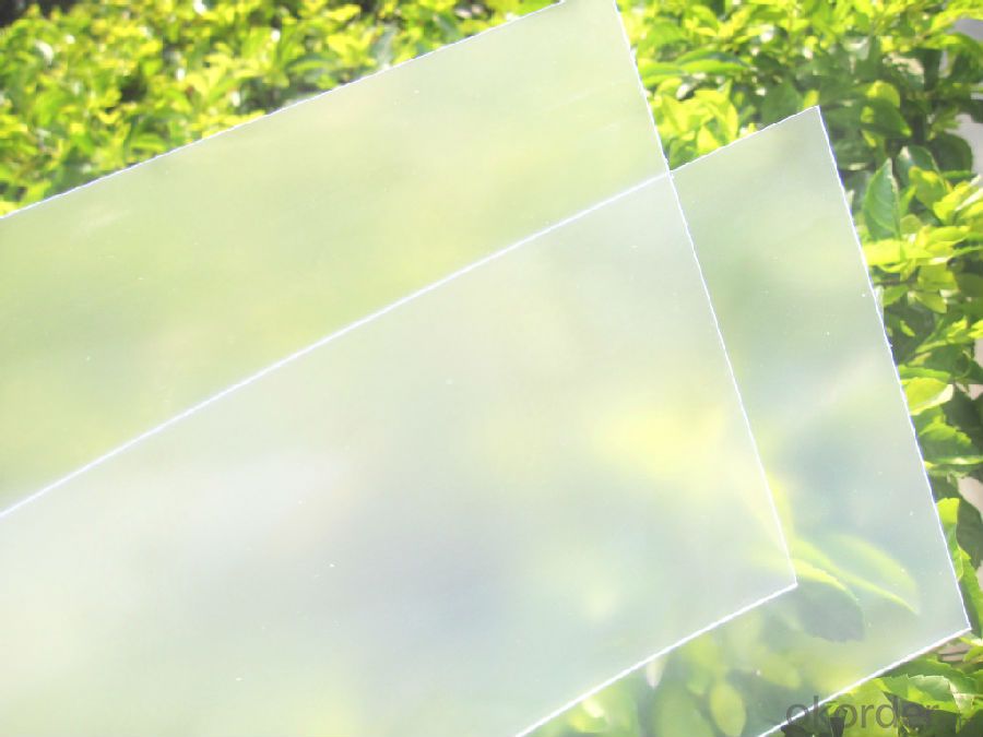 light diffusion polycarbonate sheet for LED light covering