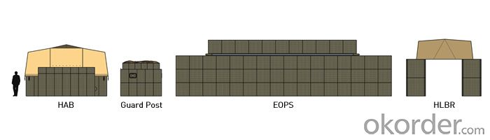 Military Hesco Bastion Hesco Container High quality